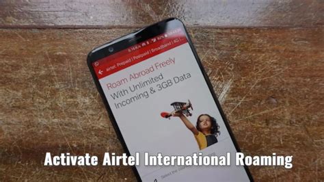 airtel activate international package.